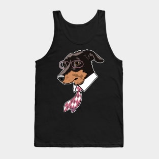 Lady Dachshund Tank Top